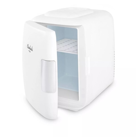 COOLULI WHITE CLASSIC 4L COMPACT THERMOELECTRIC COOLER AND WARMER MINI FRIDGE - Picture 4 of 7